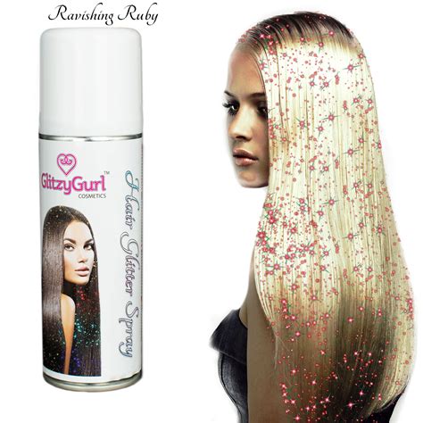 glitter in hair dye|temporary glitter hair spray.